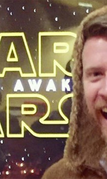 SEE: A's Doolittle went to see 'Star Wars' dressed as Chewbacca